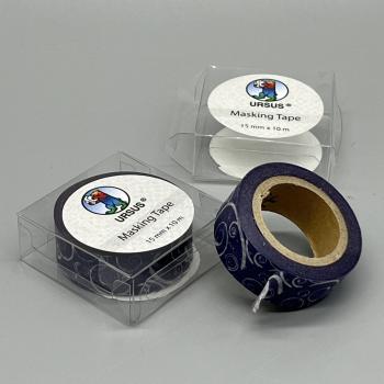 Klebeband Reispapier blau Rolle Verpackung
